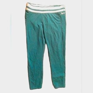 Juicy Couture Sport Blue/Green Leggings. Sz. M. NWOT